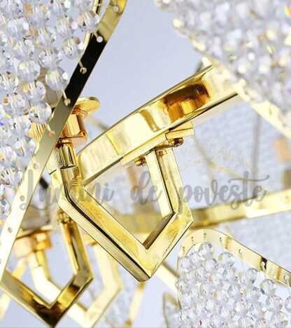 Candelabru Summer Gold 80x65, 20 surse de iluminare